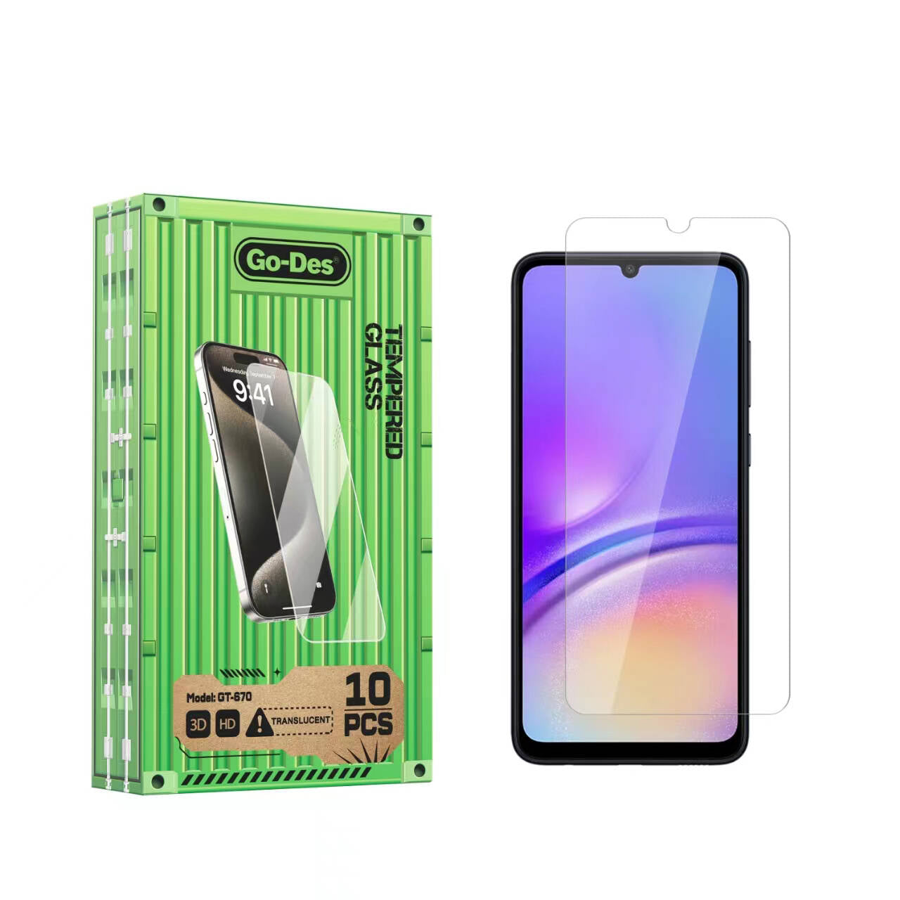 Galaxy A05 Go Des Parmak İzi Bırakmayan 9H Oleofobik Bom Glass Ekran Koruyucu Renksiz