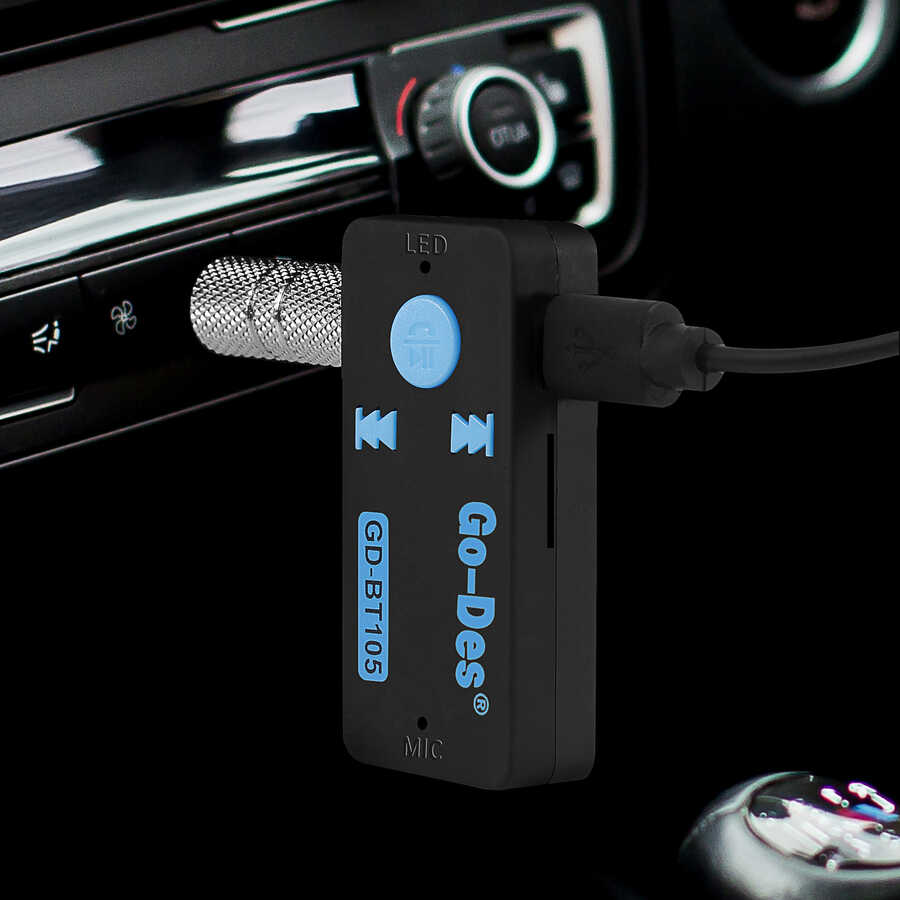 Go Des GD-BT105 Bluetooth Receiver Siyah