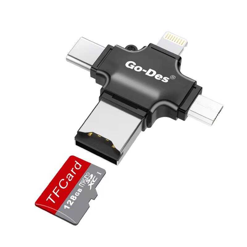 Go Des GD-DK101 Hafıza Kart Okuyucu Siyah