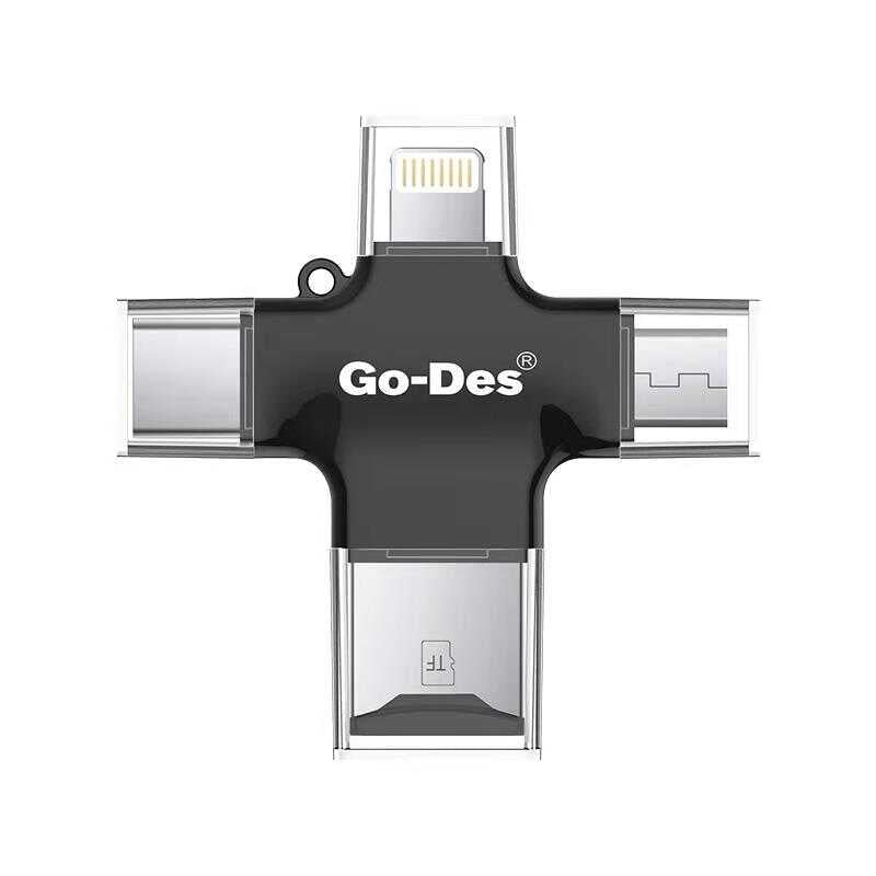 Go Des GD-DK101 Hafıza Kart Okuyucu Siyah