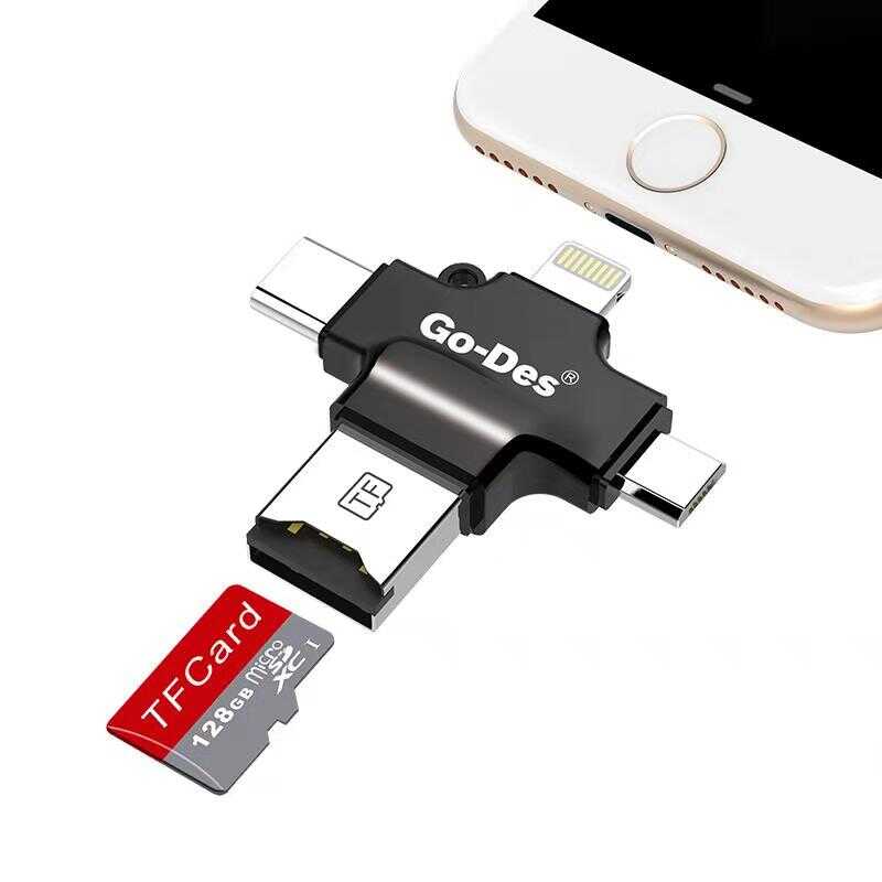 Go Des GD-DK101 Hafıza Kart Okuyucu Siyah