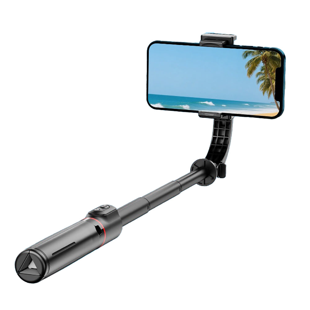 Go-Des GD-F06 Bluetooth Kumandalı Teleskopik Tripodlu Sarsılma Engelleyicili Selfie Çubuğu Siyah