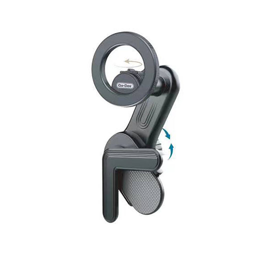 Go Des GD-HD317 360° Dönebilen Başlıklı V Köşeli Laptop - Monitör Telefon Tutucu Siyah