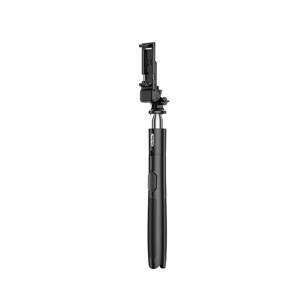 Go Des GD-ST81 Çok Fonksiyonlu 6 Kademeli Teleskopik Tripod Stand Özellikli Bluetooth Selfie Çubuğu Siyah