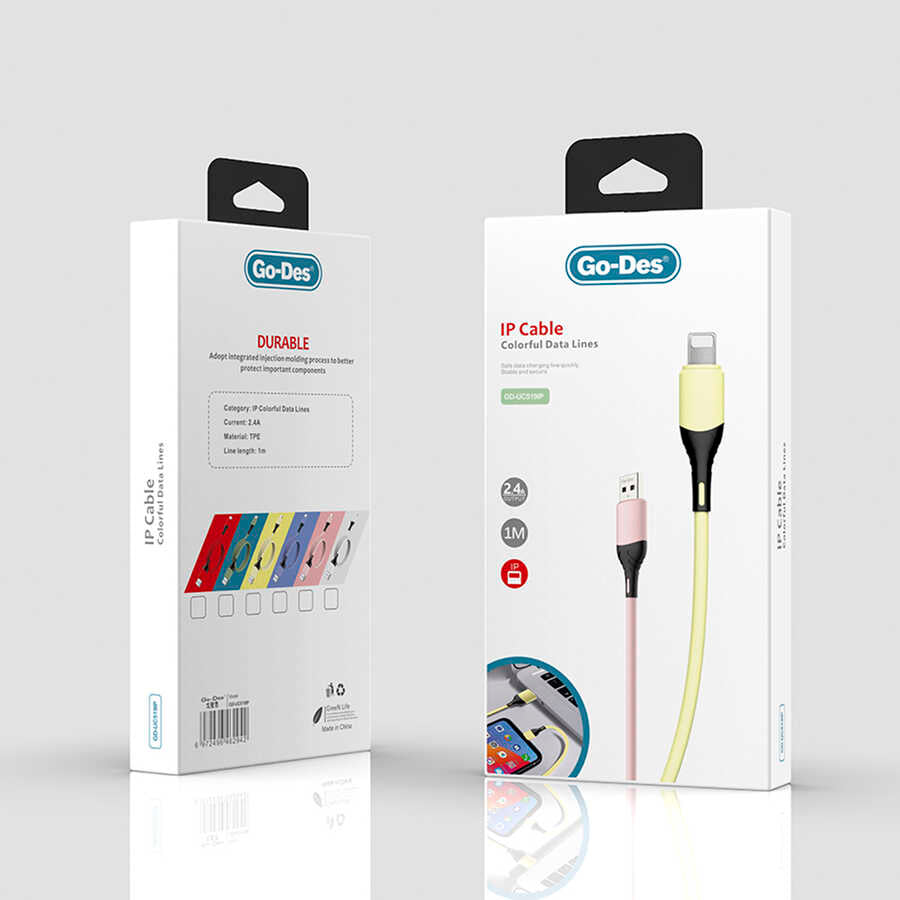 Go Des GD-UC519 Lightning Usb Kablo Beyaz