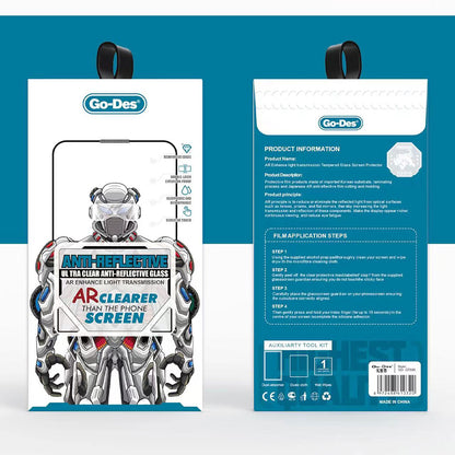 Apple iPhone 11 Pro Go Des Anti Reflective Temperli Cam Ekran Koruyucu Siyah