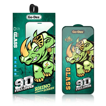 Apple iPhone 11 Pro Max Go Des 9D Full Cover Temperli Cam Ekran Koruyucu Siyah