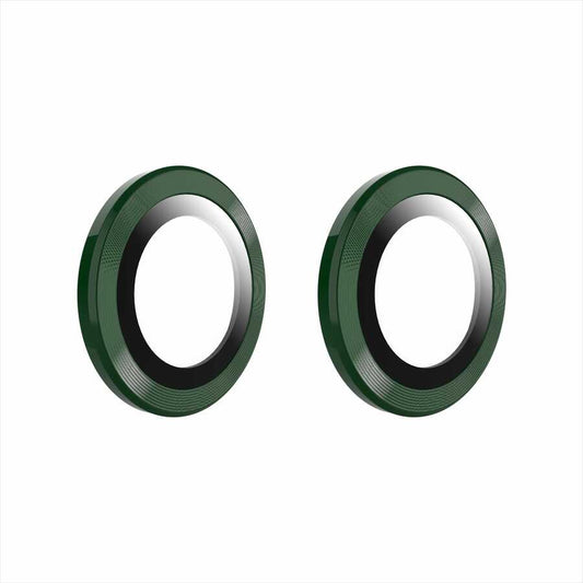 Apple iPhone 12 Go Des Eagle Kamera Lens Koruyucu Koyu Yeşil