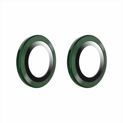 Apple iPhone 12 Go Des Eagle Kamera Lens Koruyucu Koyu Yeşil