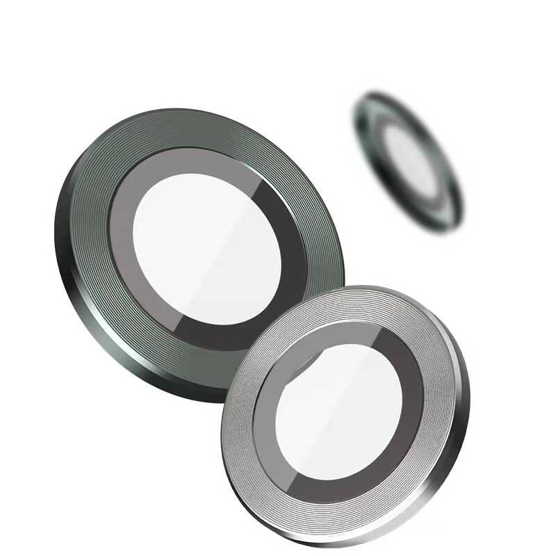 Apple iPhone 12 Go Des Eagle Kamera Lens Koruyucu Açık Yeşil