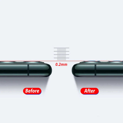 Apple iPhone 12 Go Des Lens Shield Kamera Lens Koruyucu Renksiz