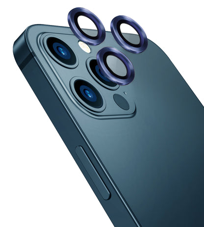 Apple iPhone 12 Pro Go Des CL-10 Kamera Lens Koruyucu Lacivert