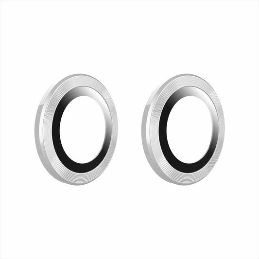 Apple iPhone 14 Go Des Eagle Kamera Lens Koruyucu Gümüş