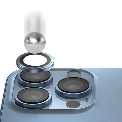 Apple iPhone 14 Pro Max Go Des Eagle Kamera Lens Koruyucu Mor