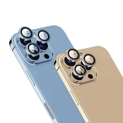Apple iPhone 14 Pro Max Go Des Eagle Kamera Lens Koruyucu Mor