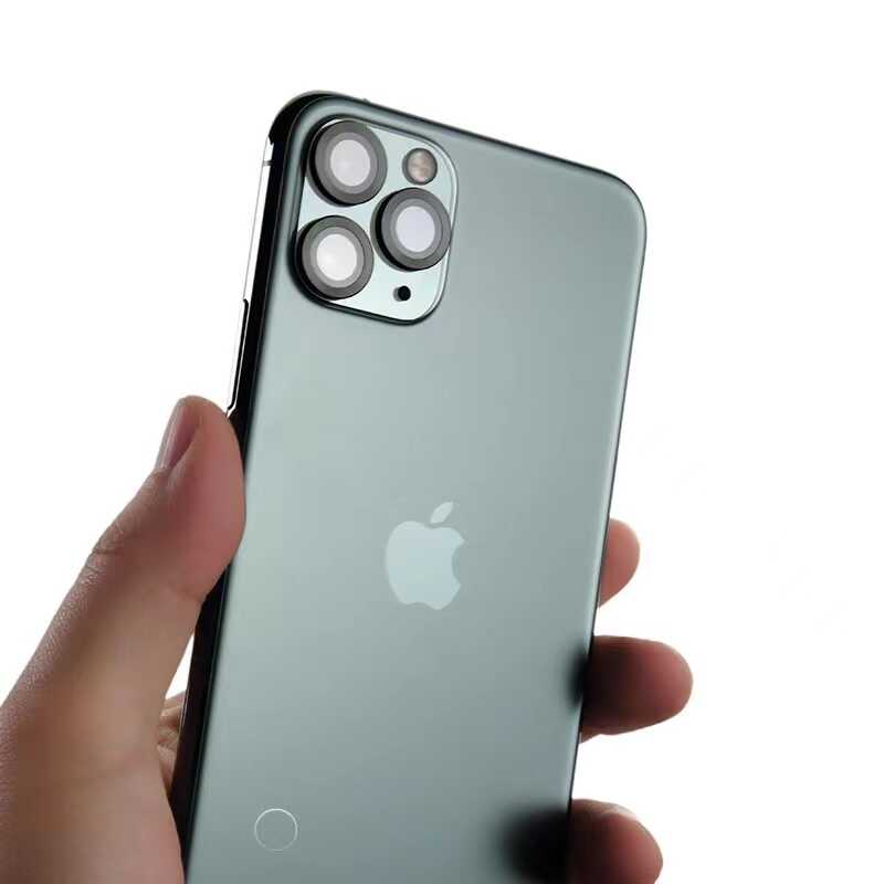 Apple iPhone 14 Pro Max Go Des Eagle Kamera Lens Koruyucu Mor