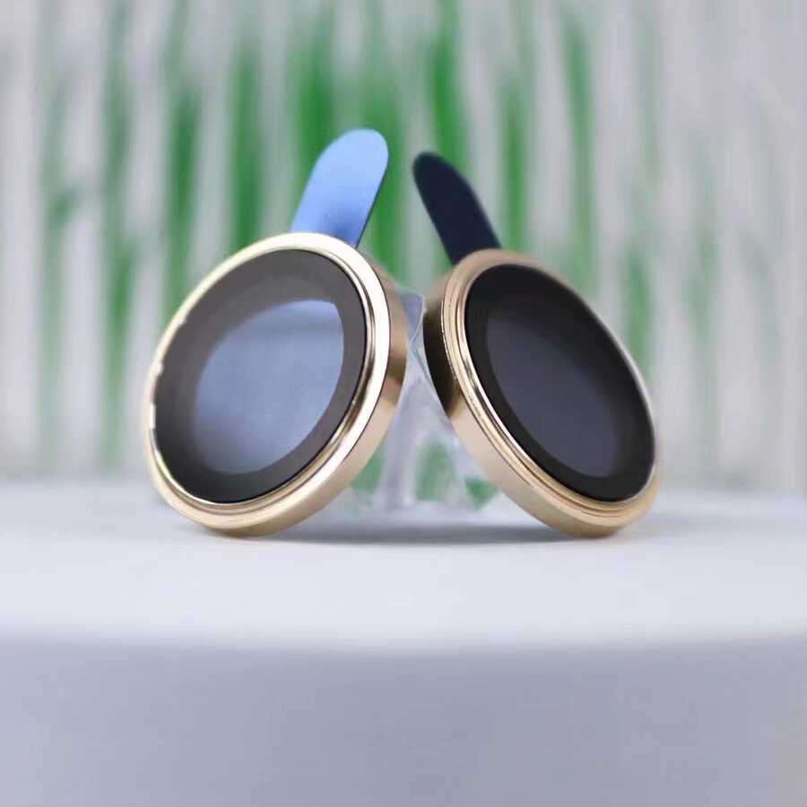 Apple iPhone 14 Pro Max Go Des Eagle Kamera Lens Koruyucu Mor