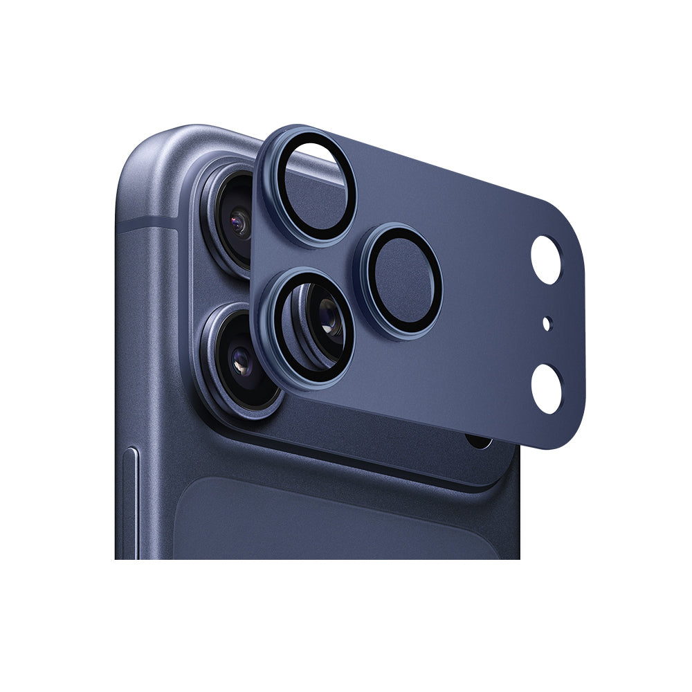 Apple iPhone 17 Pro Max Go Des FC007 Titanyum Serisi Anti Reflective Kamera Lens Koruyucu