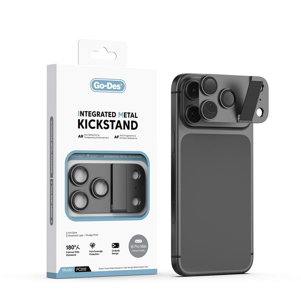 Apple iPhone 18 Pro Max Go Des CL-23 Anti Reflective Standlı Kamera Lens Koruyucu
