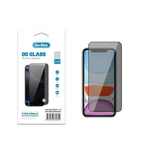 Apple iPhone XR 6.1 Go Des OG Glass Privacy Antistatik Temperli Cam Ekran Koruyucu