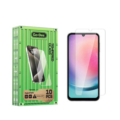 Galaxy A24 Go Des Parmak İzi Bırakmayan 9H Oleofobik Bom Glass Ekran Koruyucu Renksiz