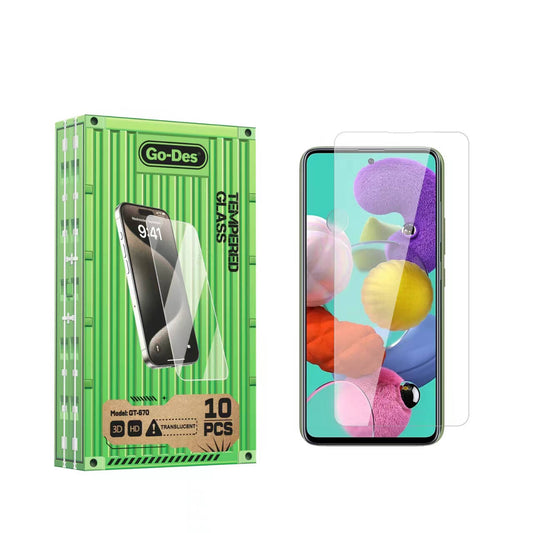 Galaxy A51 Go Des Parmak İzi Bırakmayan 9H Oleofobik Bom Glass Ekran Koruyucu Renksiz