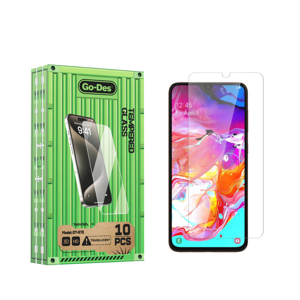 Galaxy A70 Go Des Parmak İzi Bırakmayan 9H Oleofobik Bom Glass Ekran Koruyucu