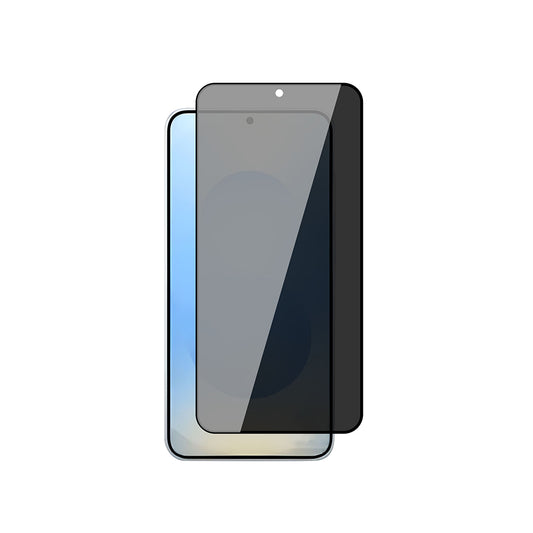Galaxy S25 Go Des GD-001 Parmak İzi Bırakmayan Privacy 9H Temperli HD Cam Hayalet Ekran Koruyucu Siyah
