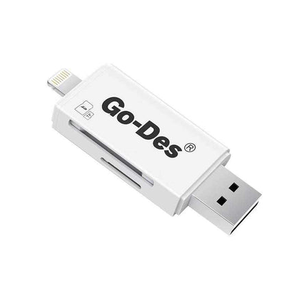 Go Des GD-DK102 Lightning Kart Okuyucu Beyaz