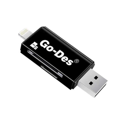 Go Des GD-DK102 Lightning Kart Okuyucu Siyah
