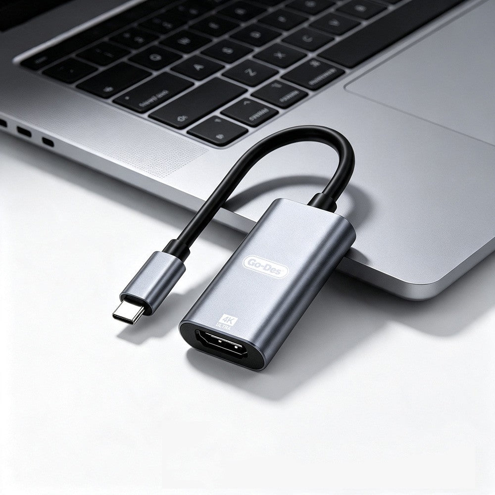 Go Des GD-6906 HDTV Type-C to HDMI 4K Ultra HD Ses ve Video Adaptörü 60hz