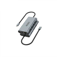 Go Des GD-6907 11 in 1 Type-C Hub SD Kart-RJ45-HDMI-VGA-Usb Çoğaltıcı