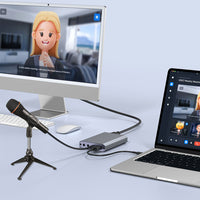 Go Des GD-6908 HDTV Ses ve Video Adaptörü USB-A/Hdmi/3.5mm/4K Ultra HD 60hz
