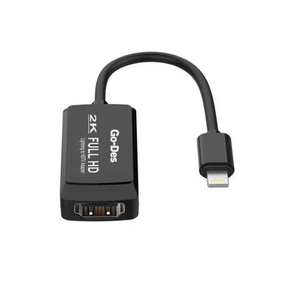 Go Des GD-8275 Lightning Av Kablo Siyah