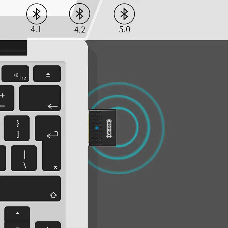 Go Des GD-BT112 USB Bluetooth Adaptör Siyah