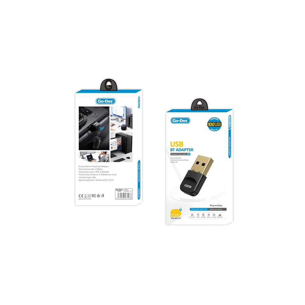 Go Des GD-BT117 USB Bluetooth Adaptör