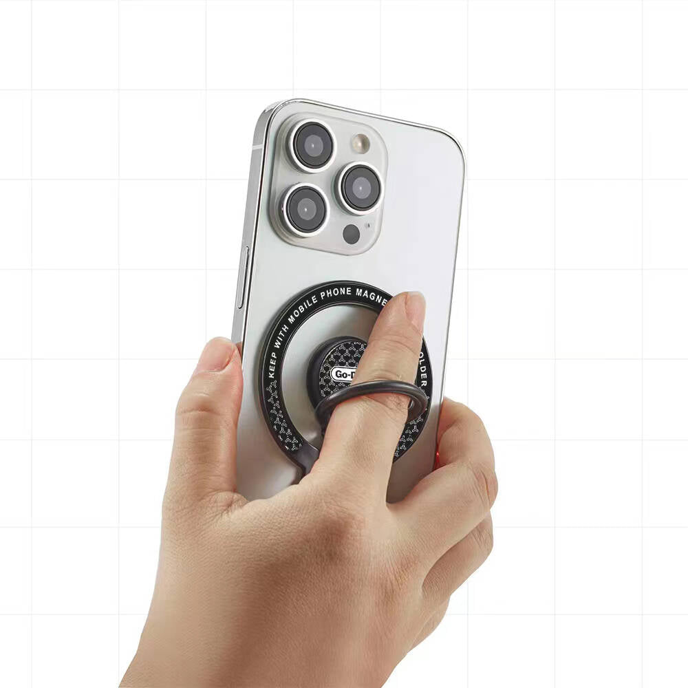 Go Des GD-G096 M-safe Şarj Destekli Standlı Magnetik Yüzük Tutucu Aparat