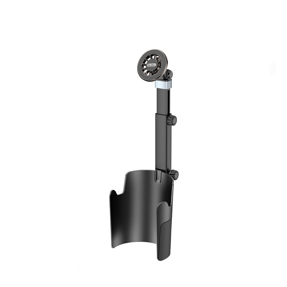 Go Des GD-HD253 M-safe Magnetik 360 Derece Dönebilen Bardaklık Tasarım Telefon Tutucu