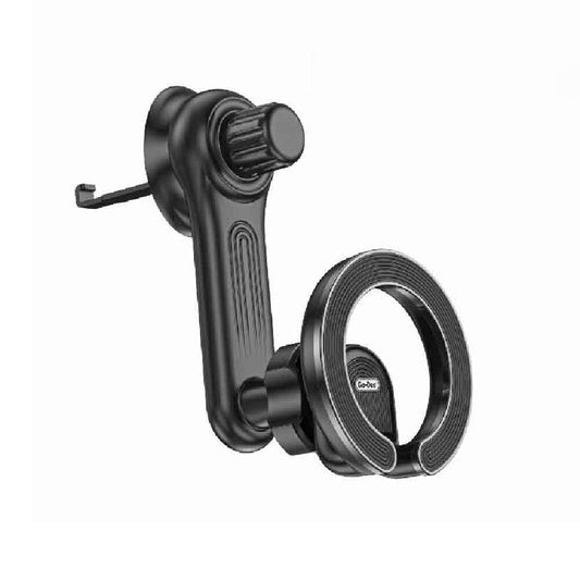Go Des GD-HD311 Magsafe Magnetik 360 Derece Dönebilen Dirsek Ve Başlıklı Telefon Tutucu Havalandırma Tasarım Siyah