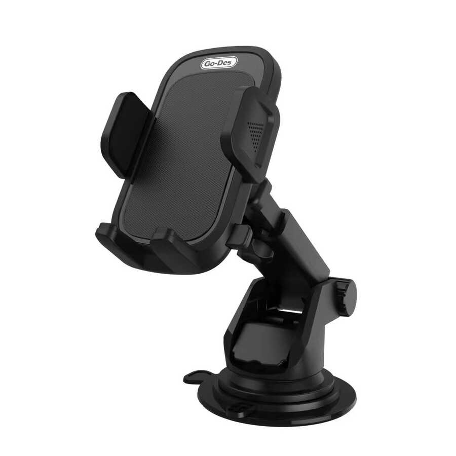 Go Des GD-HD692 2 in 1 Araç Telefon Tutucu Siyah