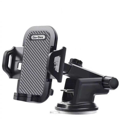 Go Des GD-HD693 2 in 1 Araç Telefon Tutucu Siyah