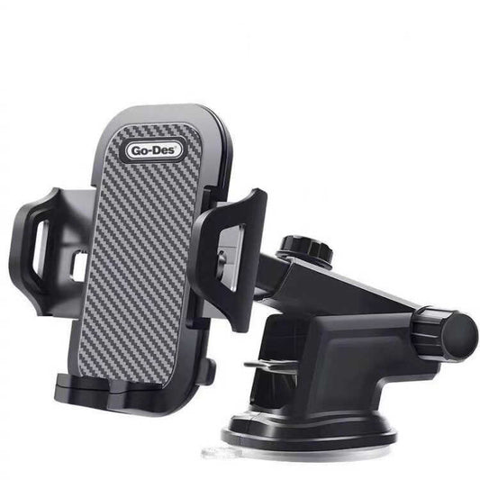 Go Des GD-HD693 2 in 1 Araç Telefon Tutucu Siyah