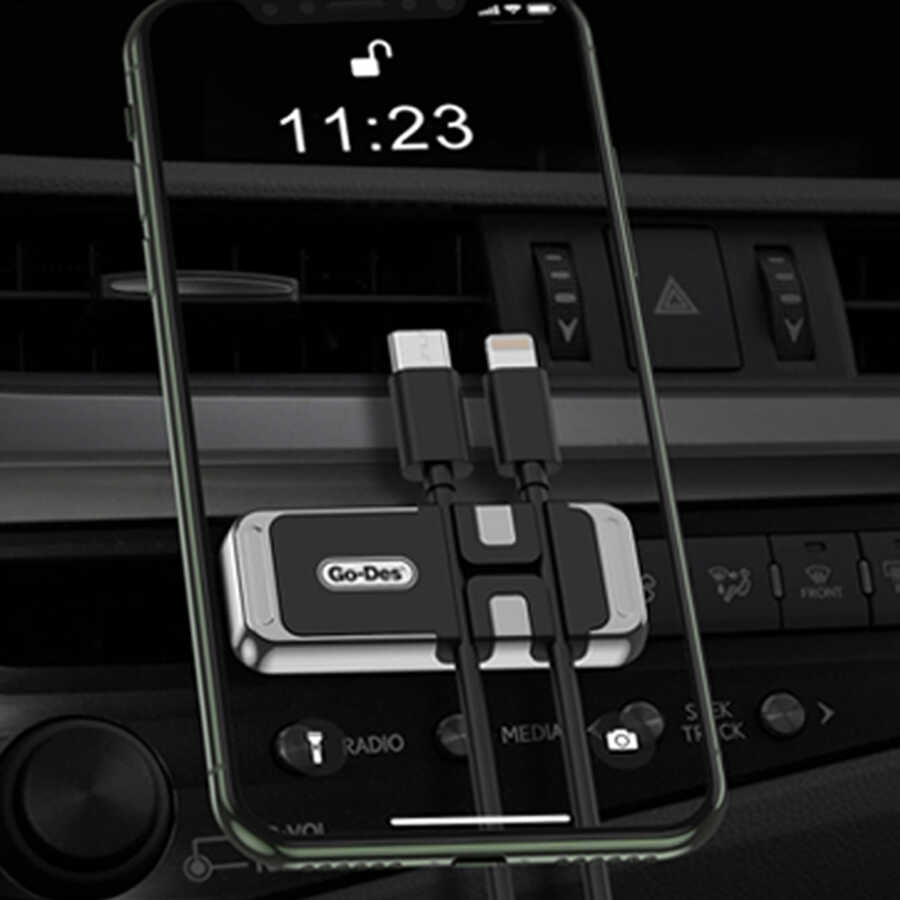 Go Des GD-HD712 Magnetik Araç Telefon Tutucu Siyah