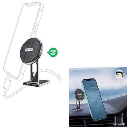 Go Des GD-HD718 Magnetik Araç Telefon Tutucu Siyah
