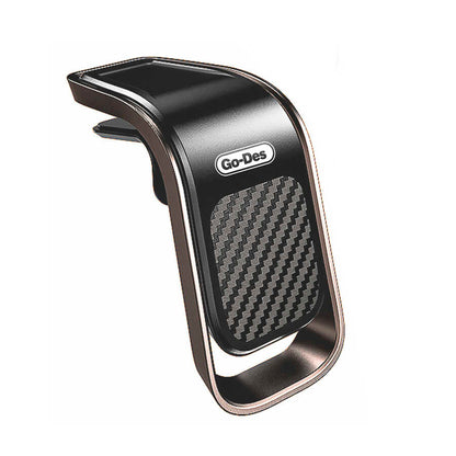 Go Des GD-HD733 L-Shaped Magnetic Araç Telefon Tutucu Siyah