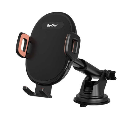 Go Des GD-HD753 2 in 1 Araç Telefon Tutucu Siyah