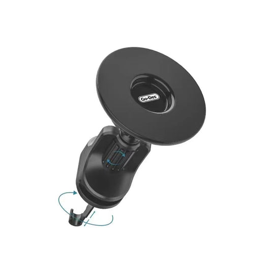 Go Des GD-HD909 Süper Magnetik 360 Derece Oynar Başlıklı Telefon Tutucu Havalandırma Tasarım Siyah