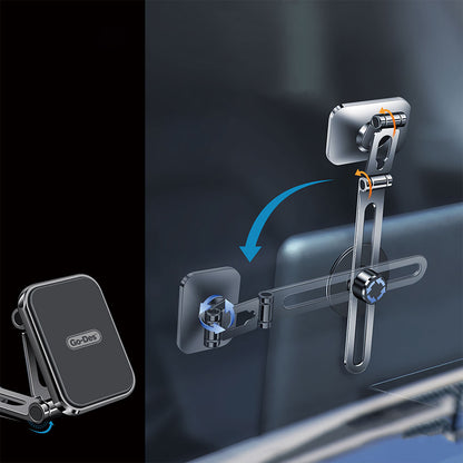 Go Des GD-HD916 Magnetik 360 Derece Dönebilen Düz Zemin Araç Telefon Tutacağı Siyah
