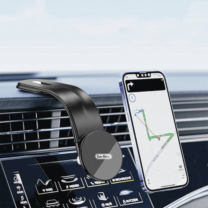 Go Des GD-HD968 Güçlü Magnetik Çok Açılı Araç Telefon Tutucu Siyah