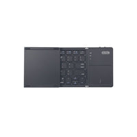 Go Des GD-KB328 Sessiz Tuş Tasarımlı Touch Pad Özellikli Katlanabilir Bluetooth Bağlantılı Kablosuz Klavye